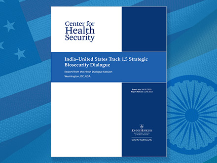 India–United States Track 1.5 Strategic Biosecurity Dialogue, report from 2023