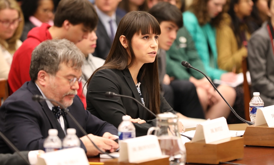 Tara Kirk Sell testifying before the US House of Representatives on March 5, 2020 Tara Kirk Sell testifying before the US House of Representatives on March 5, 2020